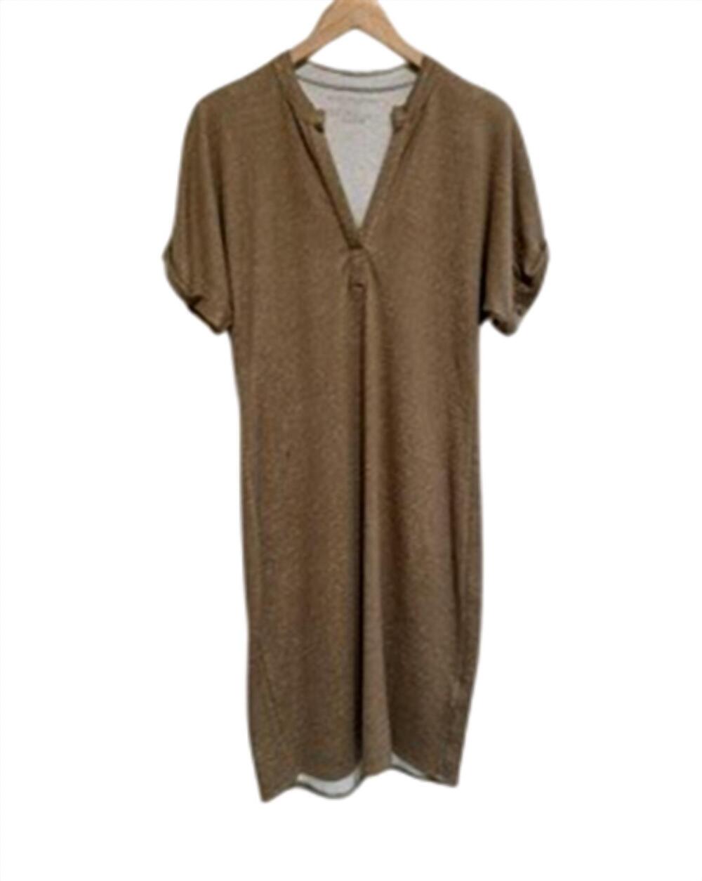 NEW MAJESTIC FILATURES women's stretch linen rolled cuff sleeve shirt in desert